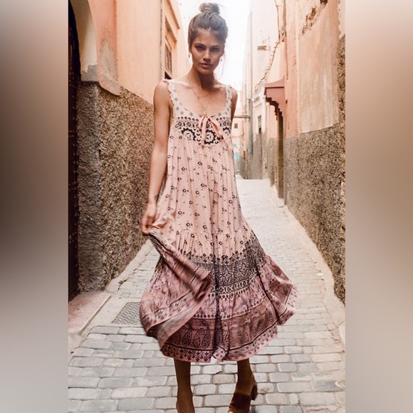 spell lionheart midi dress LIONHEART SPELL